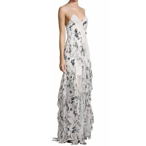 Alice + Olivia Jayda Maxi Dress In Floral Crown